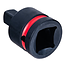Tvardy Compacte impact adapter voor slagmoersleutel, 19 mm vrouwelijk naar 12,7 mm mannelijk, CR-MO