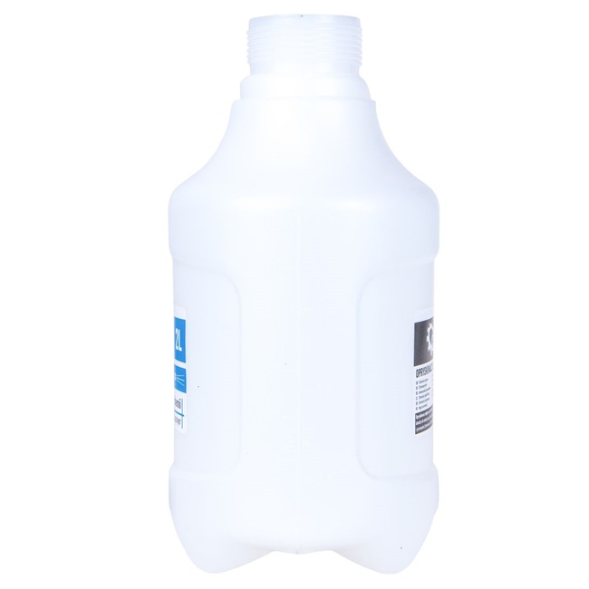 GEKO Drukspuit voor werkplaatschemicaliën 2 liter van PE kunststof, stabiele basis, inclusief reserve sproeikop