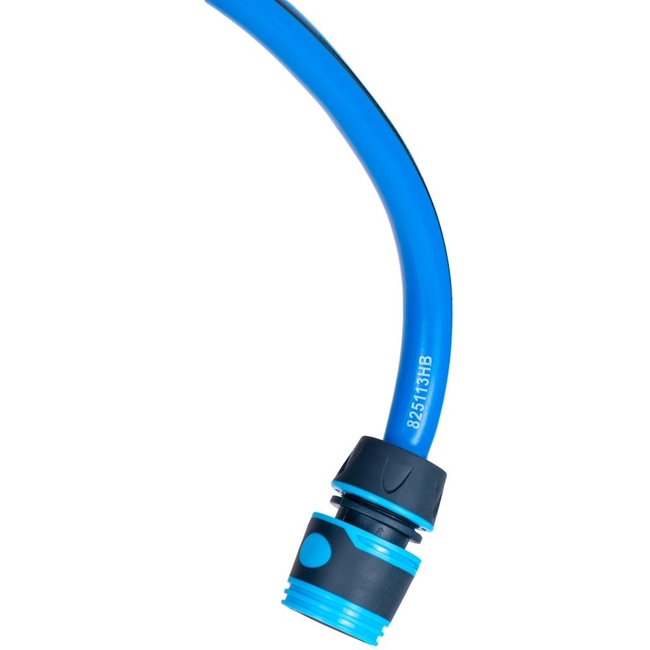 GEKO Wandslanghaspel met automatisch oprollen en vergrendeling, 30 m slang 12,7 mm en aansluitslang 1,9 m