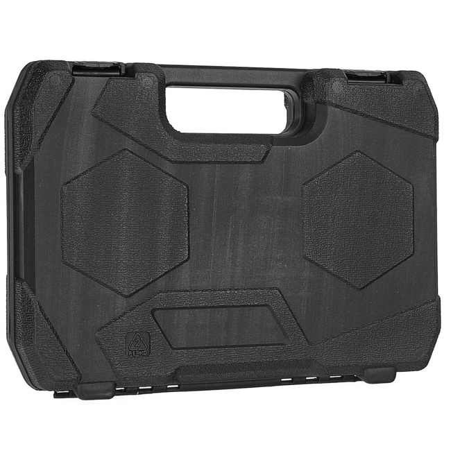 GEKO Universele doppen accessoire koffer 25 stuks, 6,35 mm 9,5 mm 12,7 mm, inclusief cardans en adapters