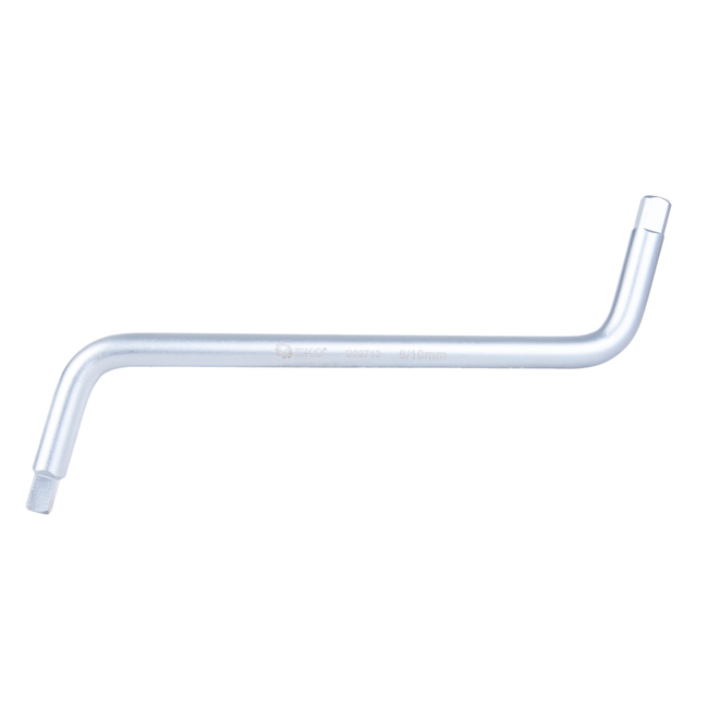 GEKO Vierkante carterplug sleutel 8 mm en 10 mm, compacte vorm 6,5 cm hoog voor werken onder de auto