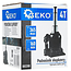GEKO Hydraulische fleskrik 4 ton voor garage en werkplaats, lage instap 160 mm en stabiele basis