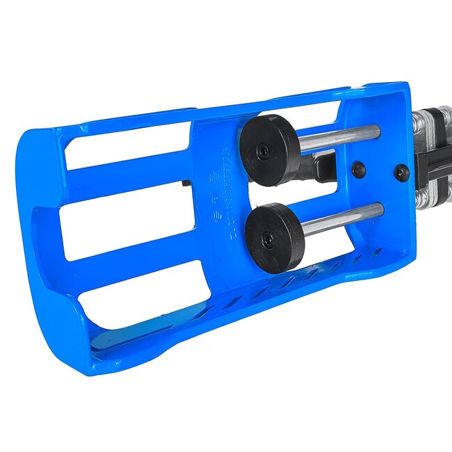 GEKO Dubbel kitpistool voor dikke kit en lijm, gelijkmatige druk en stevige rails, voor montage en afdichten