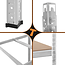 Bigstren Metalen stellingkast 5 niveaus met verzinkt frame en MDF legplanken, 200 kg per legbord, 180 cm hoog