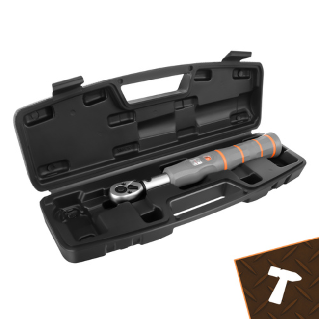 Bigstren Precieze momentsleutel 2–26 Nm met ratelkop en links rechts schakelaar, ergonomische grip