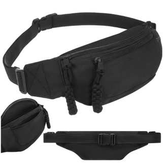 Trizand Grote sport heuptas 2 L voor hardlopen en wandelen, licht 92 g, 36 x 12,5 x 8 cm, 2 vakken