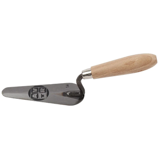 Talen Tools Poliertruweel kattentong 14 cm met stomp afgeronde neus, compact voor detailwerk en strak stucwerk