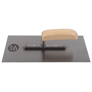 Talen Tools Grote rechthoekige plakspaan 28 cm voor pleister en stuc, centraal handvat voor extra controle en snelle afwerking