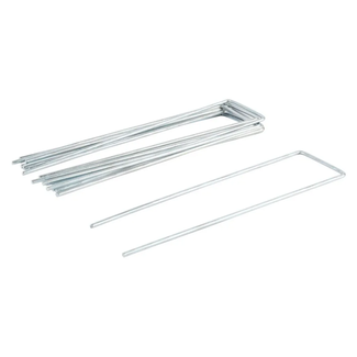 Talen Tools Gronddoekpennen 20 x 5 cm verzinkt staal 10 stuks, voor worteldoek en gronddoek stevig vastzetten