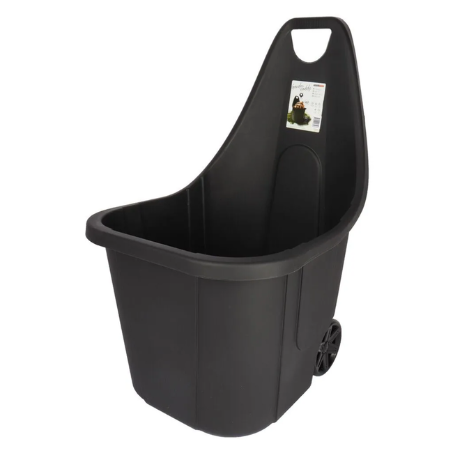 Talen Tools Tuinafvalbak op wielen 60 liter, kantelbaar en vochtbestendig, ideaal voor bladeren en takjes opruimen