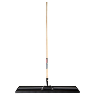 Talen Tools Nivelleerhark 70 cm met 160 cm lange steel en dulbevestiging, ideaal voor tuingrond vlakstrijken