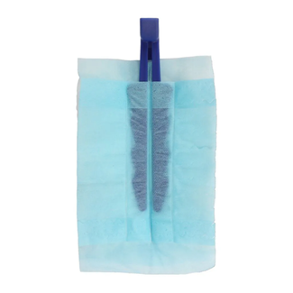 Talen Tools Flexibele handduster herbruikbaar, blauw, handig voor meubels, plinten en lastige hoekjes in huis