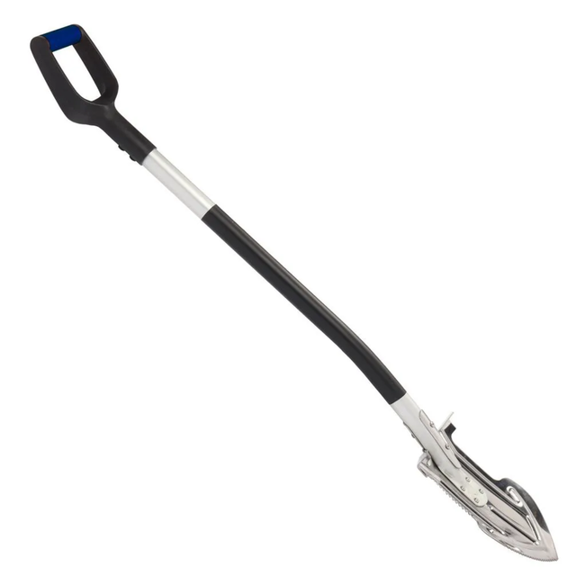 Talen Tools Zaagspade met gekartelde zaagzijde en scherpe snijzijde, opstapjes aan beide kanten, D-steel 92 cm