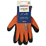 Talen Tools Werkhandschoenen maat M oranje met extra grip, gerecycled polyester en nitril noppen