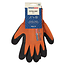 Talen Tools Werkhandschoenen maat XL oranje met extra grip, gerecycled polyester en nitril noppen