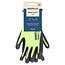 Talen Tools Heavy duty werkhandschoenen maat M fluogeel, schuurbestendig met dikke latexlaag en extra grip