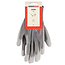 Talen Tools Werkhandschoenen maat L grijs met dunne PU coating voor extra grip en hoge vingergevoeligheid
