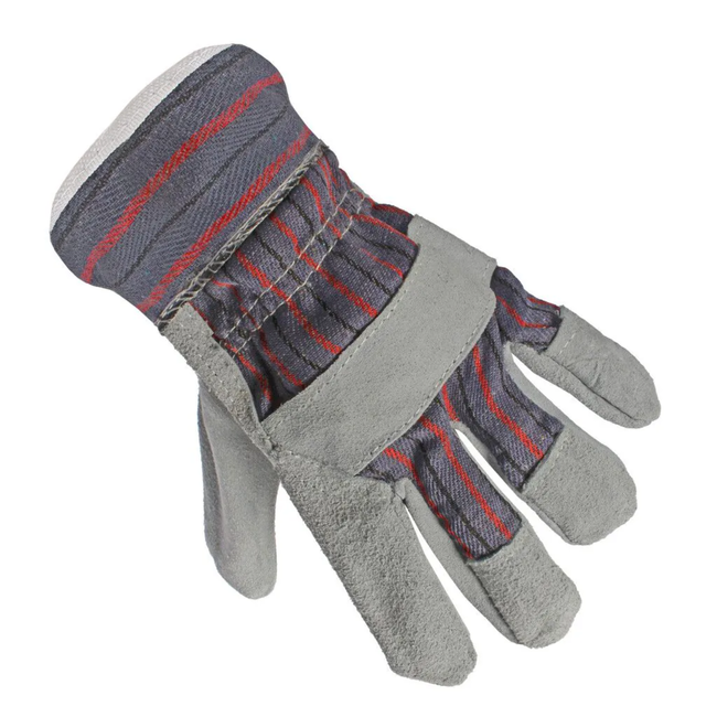 Talen Tools Leren werkhandschoenen XL set van 2 paar, robuust en comfortabel voor zwaar werk