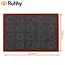Ruhhy Herbruikbare siliconen bakmat 30 x 40 cm voor macarons en eclairs met antiaanbaklaag
