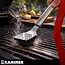 Kaminer Complete barbecue gereedschapset 26 delig met rvs grilltools, steakmessen, spiesen en aluminium opbergkoffer