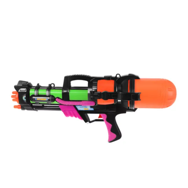 Kruzzel Groot waterpistool 60 cm met 1.25 l tank en bereik tot 6 m voor zomerse watergevechten buiten