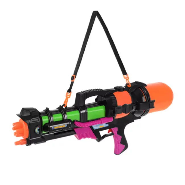 Kruzzel Groot waterpistool 60 cm met 1.25 l tank en bereik tot 6 m voor zomerse watergevechten buiten