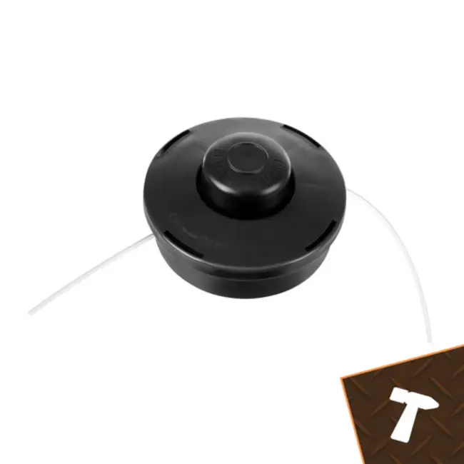 Bigstren Universele trimmerkop M10 linkse draad voor bosmaaier met semi-automatische draadverlenging