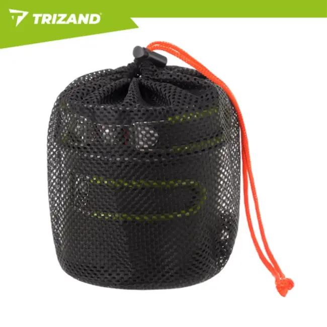 Trizand Lichtgewicht aluminium camping pannenset 1,2 liter met opvouwbaar bestek en opbergzak