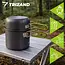 Trizand Lichtgewicht aluminium camping pannenset 1,2 liter met opvouwbaar bestek en opbergzak