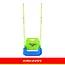 Kruzzel 3-in-1 kinderswing blauw groen rood met veiligheidszitje 43 x 38 x 37,5 cm en verstelbare touwen 120 tot 150 cm