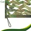 Gardlov Camouflage net 3 x 6 m voor hek, tuin of camping met 100 kabelbinders