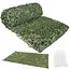 Gardlov Camouflage net 4 x 6 m voor hek, tuin of camping met 100 kabelbinders