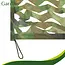 Gardlov Camouflage net 4 x 6 m voor hek, tuin of camping met 100 kabelbinders
