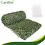 Gardlov Camouflage net 4 x 6 m voor hek, tuin of camping met 100 kabelbinders