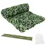 Gardlov Camouflage net 2 x 5 m voor hek, tuin of camping met 100 kabelbinders
