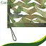 Gardlov Camouflage net 2 x 5 m voor hek, tuin of camping met 100 kabelbinders