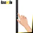 Izoxis Zwarte LED vloerlamp 180 cm met dimmer, afstandsbediening en lichtkleuren 3000 K 4000 K 6000 K