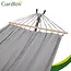 Gardlov Grijze tweepersoons hangmat met frame 200 x 150 cm belastbaar tot 250 kg