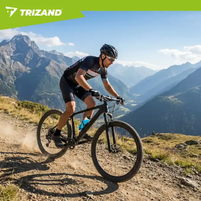 Trizand Zwarte fiets bidonhouder kunststof universeel met 65 mm montage geschikt voor bidons 500 ml tot 1000 ml