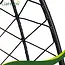 Gardlov Hangstoel cocoon met frame zwart en grijze kussens 194 cm draagkracht 150 kg voor tuin, terras of balkon
