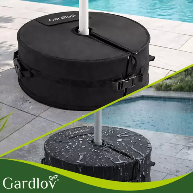 Gardlov Parasolvoet met zandvulling 48 cm tot 40 kg voor stabiele parasol in tuin