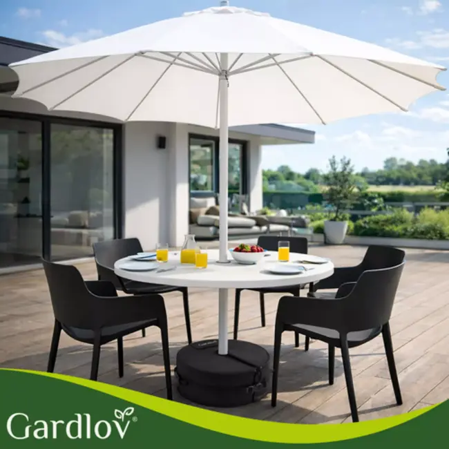 Gardlov Parasolvoet met zandvulling 48 cm tot 40 kg voor stabiele parasol in tuin