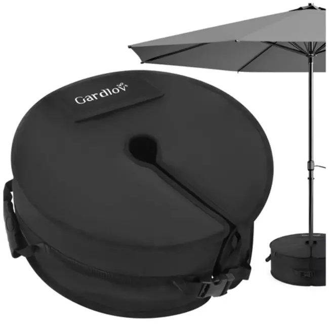 Gardlov Parasolvoet met zandvulling 48 cm tot 40 kg voor stabiele parasol in tuin