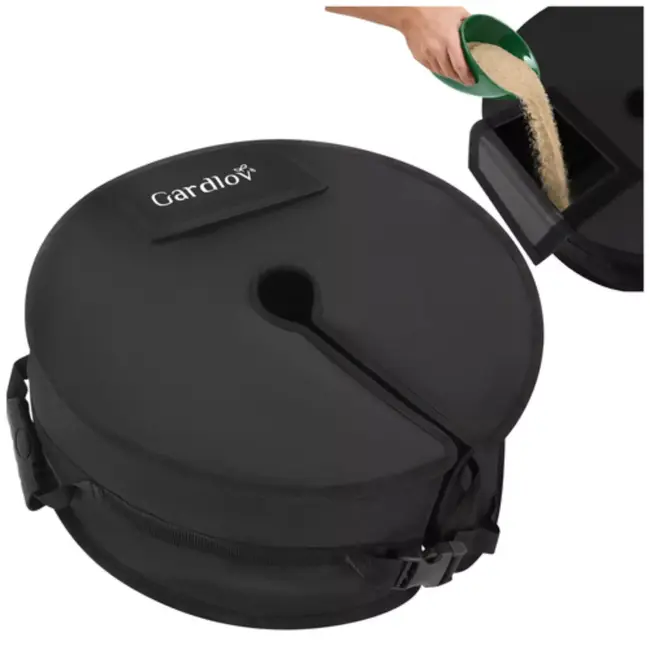 Gardlov Parasolvoet met zandvulling 48 cm tot 40 kg voor stabiele parasol in tuin