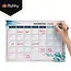 Ruhhy Koelkast planner 30 x 40 cm magnetisch met markers en wisser voor maandplanning en takenoverzicht