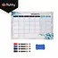 Ruhhy Koelkast planner 30 x 40 cm magnetisch met markers en wisser voor maandplanning en takenoverzicht