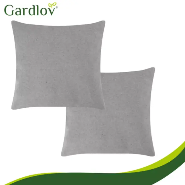 Gardlov Grote Braziliaanse hangstoel grijs 220 cm met voetsteun en kussens draagkracht 150 kg voor tuin balkon of terras