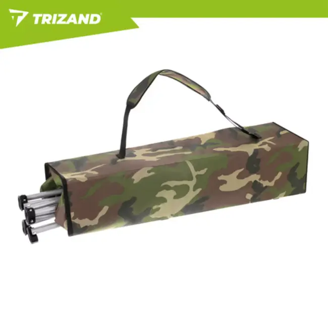 Trizand visstoel camouflage met zonnescherm en muskietennet draagkracht 100 kg voor vissen kamperen en outdoor