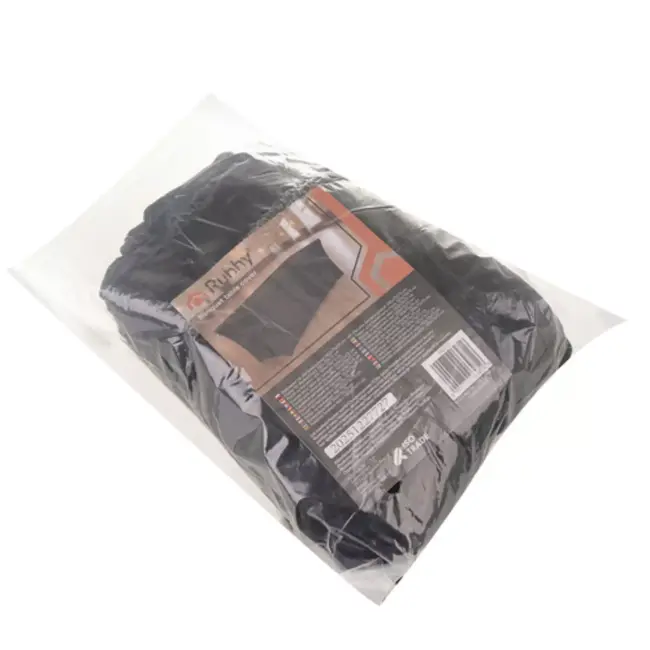 Ruhhy Elastische tafelhoes zwart 180 x 75 x 75 cm voor catering evenementen en beurzen