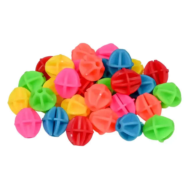 Benson Kleurrijke spaakkralen voor fietsspaken 30 stuks in blauw oranje roze geel en groen